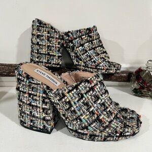 Steve Madden Women's Colorful Tweed Mules